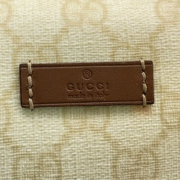 Gucci Cream and Brown Tote Bag with Signature GG Monogram - Picture 9 of 16